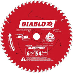 Freud - 6-1/2" Blade Diam, 56 Teeth, Carbide-Tipped Cold Saw Blade - 5/8" Arbor Hole Diam, 0.045" Blade Thickness - Exact Tooling