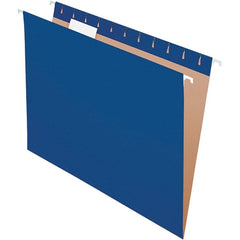 Pendaflex - 8-1/2 x 11", Letter Size, Navy, Hanging File Folder - 11 Point Stock, 1/5 Tab Cut Location - Exact Tooling