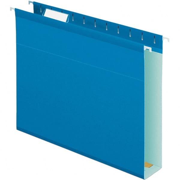 Pendaflex - 8-1/2 x 11", Letter Size, Blue, Hanging File Folder - 11 Point Stock, 1/5 Tab Cut Location - Exact Tooling