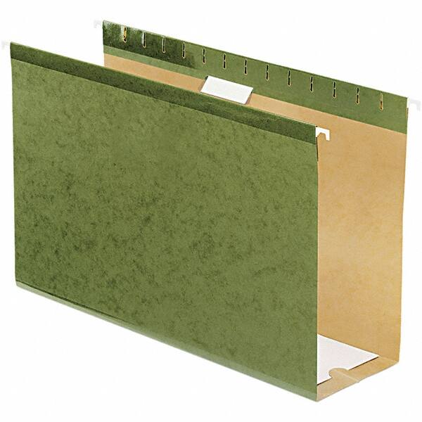 Pendaflex - 8-1/2 x 14", Legal, Standard Green, Hanging File Folder - 11 Point Stock, 1/5 Tab Cut Location - Exact Tooling