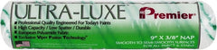 Premier Paint Roller - 3/8" Nap, 9" Wide Paint Roller Cover - Semi-Smooth Texture, Polyamide - Exact Tooling