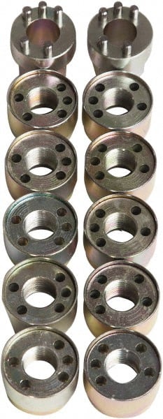 Jendyk - Wheel Lock Set - For Use with Hub-Piloted Wheels (M22 x 1.5 Thread Size) - Exact Tooling