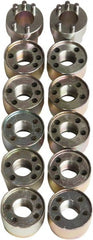 Jendyk - Wheel Lock Set - For Use with Hub-Piloted Wheels (M22 x 1.5 Thread Size) - Exact Tooling