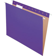 Pendaflex - 8-1/2 x 11", Letter Size, Violet, Hanging File Folder - 11 Point Stock, 1/5 Tab Cut Location - Exact Tooling