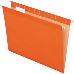 Pendaflex - 8-1/2 x 11", Letter Size, Orange, Hanging File Folder - 11 Point Stock, 1/5 Tab Cut Location - Exact Tooling