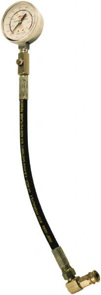 Milton - 3 Piece Dial Engine Compression Test Kit - 1,000 Max Pressure, PSI Scale - Exact Tooling