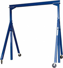 Vestil - 8,000 Lb Load Capacity, Steel Gantry Crane - 10' Span - Exact Tooling