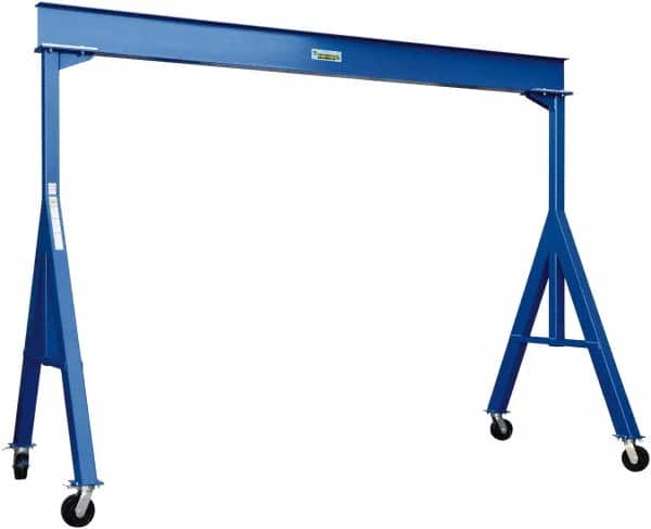 Vestil - 8,000 Lb Load Capacity, Steel Gantry Crane - 14-31/32' Span - Exact Tooling