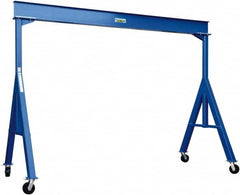 Vestil - 8,000 Lb Load Capacity, Steel Gantry Crane - 14-31/32' Span - Exact Tooling