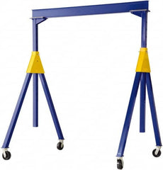 Vestil - 8,000 Lb Load Capacity, Steel Gantry Crane - 15' Span - Exact Tooling