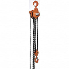 Vestil - 10,000 Lb Lifting Capacity, 20' Lift Height, Hand Hoist - Made from Chain - Exact Tooling