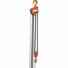 Vestil - 10,000 Lb Lifting Capacity, 15' Lift Height, Hand Hoist - Made from Chain - Exact Tooling