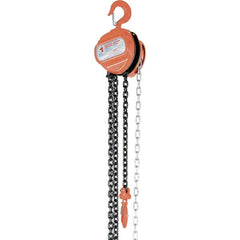 Vestil - 2,000 Lb Lifting Capacity, 20' Lift Height, Hand Hoist - Made from Chain - Exact Tooling