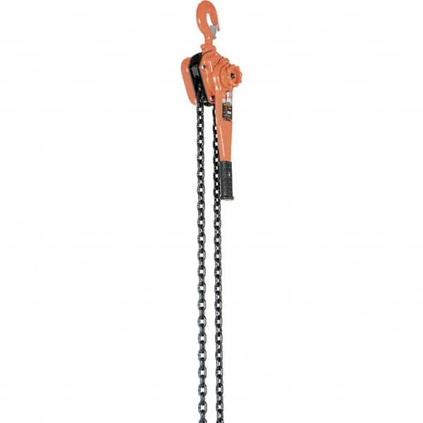 Vestil - 6,000 Lb Lifting Capacity, 20' Lift Height, Lever Hoist - Made from Chain - Exact Tooling