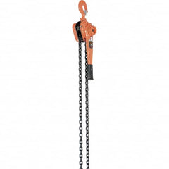 Vestil - 6,000 Lb Lifting Capacity, 20' Lift Height, Lever Hoist - Made from Chain - Exact Tooling