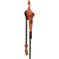 Vestil - 6,000 Lb Lifting Capacity, 10' Lift Height, Lever Hoist - Made from Chain - Exact Tooling