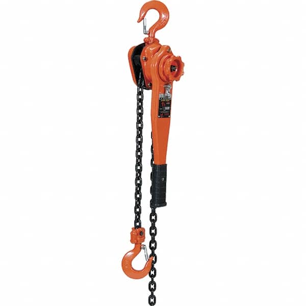 Vestil - 3,000 Lb Lifting Capacity, 20' Lift Height, Lever Hoist - Made from Chain - Exact Tooling