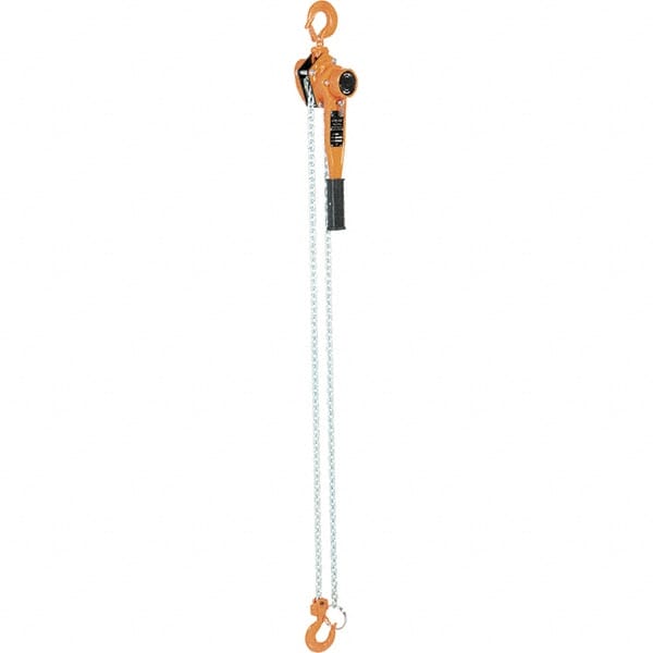 Vestil - 3,000 Lb Lifting Capacity, 10' Lift Height, Lever Hoist - Made from Chain - Exact Tooling