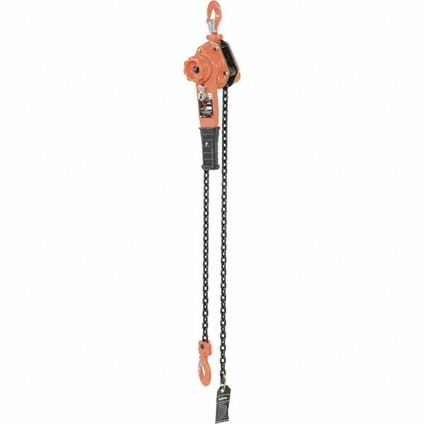 Vestil - 1,500 Lb Lifting Capacity, 5' Lift Height, Lever Hoist - Made from Chain - Exact Tooling