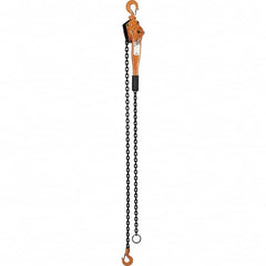 Vestil - 3,000 Lb Lifting Capacity, 10' Lift Height, Lever Hoist - Made from Chain - Exact Tooling