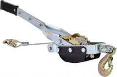 Vestil - 2,000 to 4,000 Lb Lifting Capacity, 10' Lift Height, Puller Hoist - Made from Wire Rope - Exact Tooling