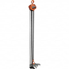 Vestil - 4,000 Lb Lifting Capacity, 20' Lift Height, Hand Hoist - Made from Chain - Exact Tooling