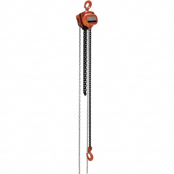 Vestil - 4,000 Lb Lifting Capacity, 10' Lift Height, Hand Hoist - Made from Chain - Exact Tooling