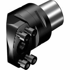 Sandvik Coromant - C6 System Size, Modular Tool Holding System Adapter - 75.73mm Projection, Through Coolant - Exact Tooling