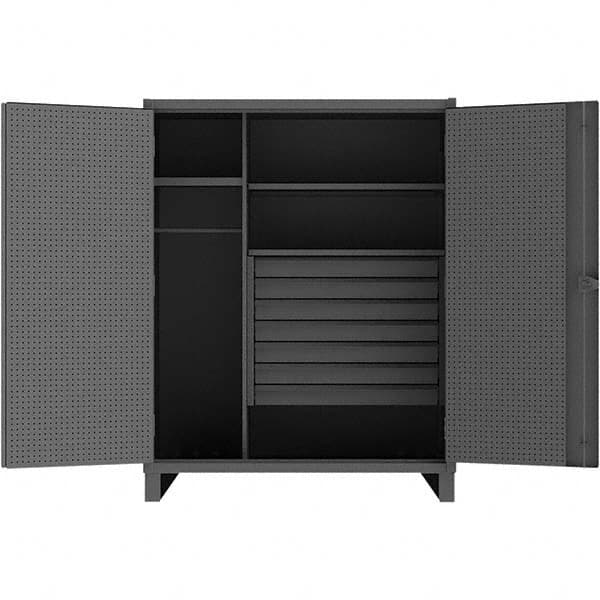 Durham - 3 Shelf 60 Bin Wardrobe Storage Cabinet - Exact Tooling