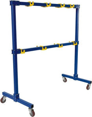 Vestil - 2 Shelf, 1,000 Lb Capacity, Blue Gantry - 77-1/16" Wide x 76-11/16" High x 39" Deep - Exact Tooling