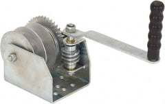 Vestil - 1,500 Lb Cable Limit Industrial Winch - Exact Tooling