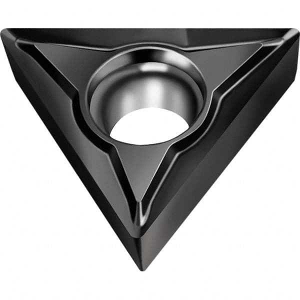 Walter - TCGT1.21.20.5 FN2 Grade WNN10 Carbide Turning Insert - Proprietary Finish, 60° Triangle, 5/32" Inscr Circle, 5/64" Thick, 0.008" Corner Radius - Exact Tooling