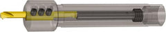 Vargus - Internal Thread, Neutral Cut, 3/4" Shank Width x 3/4" Shank Height Indexable Threading Toolholder - 3.74" OAL, 4.0SIR Insert Compatibility, SMC Toolholder, Series Micro - Exact Tooling