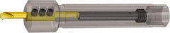Vargus - Internal Thread, Neutral Cut, 3/4" Shank Width x 3/4" Shank Height Indexable Threading Toolholder - 3.74" OAL, 6.0SIR Insert Compatibility, SMC Toolholder, Series Micro - Exact Tooling