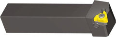 Vargus - External Thread, Left Hand Cut, 3/4" Shank Width x 3/4" Shank Height Indexable Threading Toolholder - 6" OAL, 3EL Insert Compatibility, AL Toolholder, Series OffSet Qualified - Exact Tooling