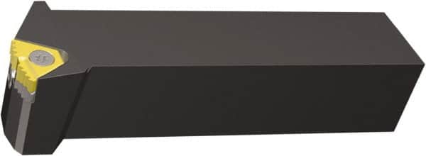 Vargus - External Thread, Right Hand Cut, 1-1/2" Shank Width x 1-1/2" Shank Height Indexable Threading Toolholder - 8" OAL, 14DER Insert Compatibility, AL Toolholder, Series D14 - Exact Tooling