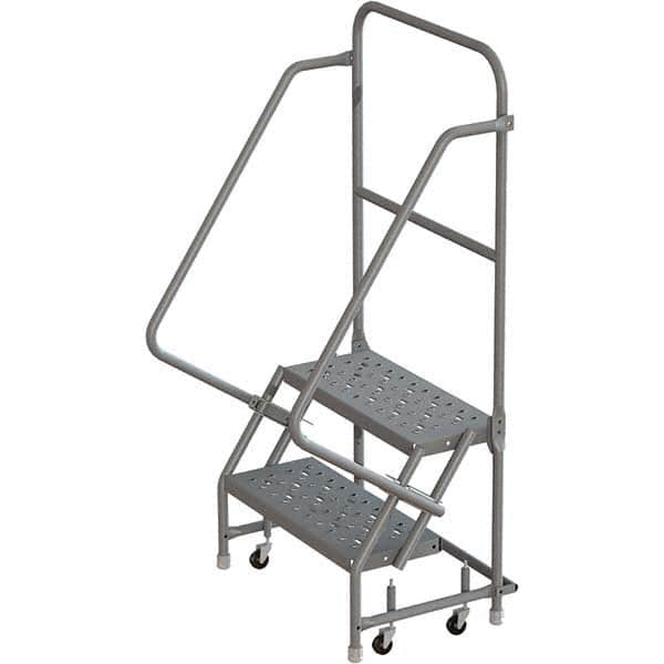 TRI-ARC - Rolling & Wall Mounted Ladders & Platforms Type: Rolling Warehouse Ladder Style: Rolling Platform Ladder - Exact Tooling