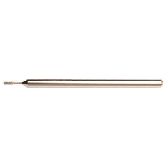 0.03″ × 0.079″ × 0.25″ Electroplated CBN Mounted Point 150 Grit - Exact Tooling