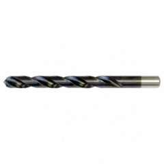 #5 RHS / RHC HSS 135 Degree Split Point Heavy Duty Jobber Drill - TiAlN - Exact Tooling