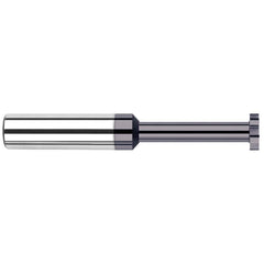 Harvey Tool - 3/8" Cut Diam, 0.06" Cut Width, 3/8" Shank, Straight-Tooth Woodruff Keyseat Cutter - Exact Tooling