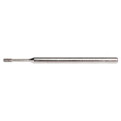 0.07″ × 0.157″ × 0.5″ Electroplated CBN Mounted Point 200 Grit - Exact Tooling