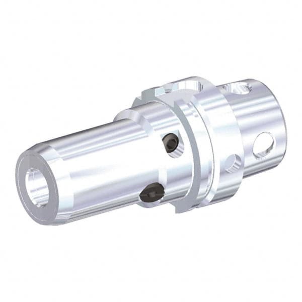 Kennametal - KM4X100 100mm Shank Diam Modular Connection, 6mm Hole Diam, Hydraulic Tool Holder/Chuck - 25.7mm Nose Diam, 85mm Projection, 27mm Clamp Depth, Through Coolant - Exact Tooling