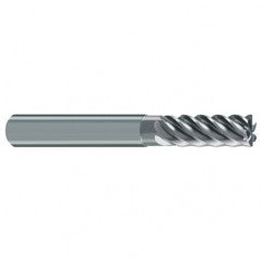 20mm Dia. - 104mm OAL - 45° Helix Bright Carbide End Mill - 8 FL - Exact Tooling