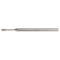 0.07″ × 0.157″ × 1″ Electroplated CBN Mounted Point 100 Grit - Exact Tooling