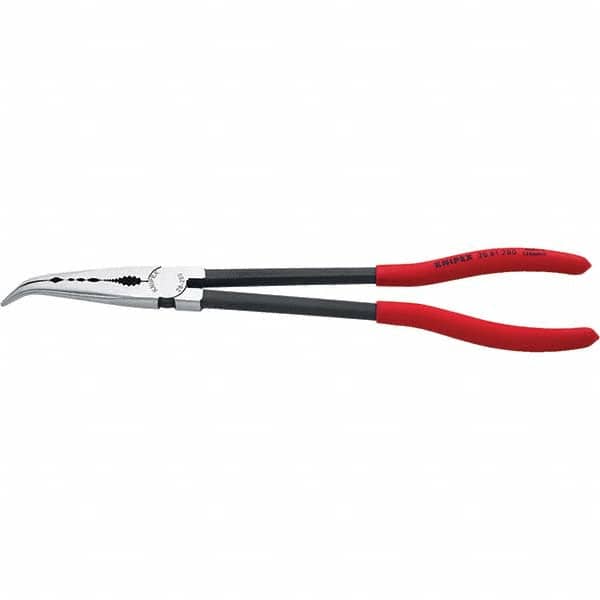 Knipex - Bent Nose Pliers Type: Needle Nose Overall Length (Inch): 11 - Exact Tooling