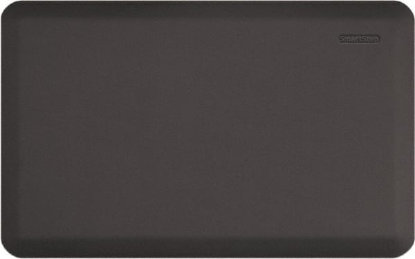 Smart Step - Dry Environment, Anti-Fatigue Matting - Gray, Urethane with Urethane Sponge Base, Beveled on All 4 Sides - Exact Tooling