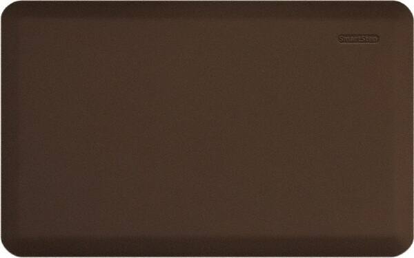 Smart Step - Dry Environment, Anti-Fatigue Matting - Brown, Urethane with Urethane Sponge Base, Beveled on All 4 Sides - Exact Tooling