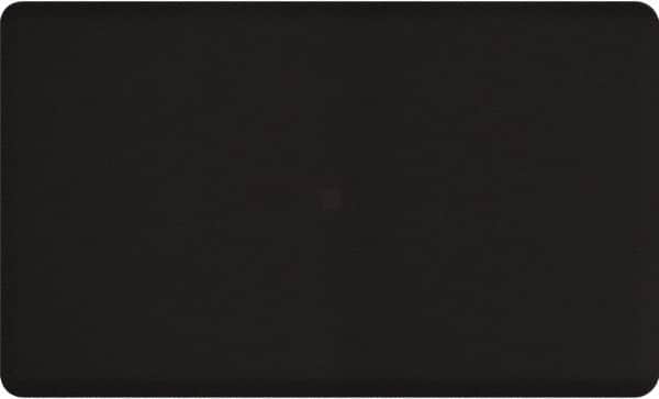 Smart Step - 5' Long x 3' Wide, Dry Environment, Anti-Fatigue Matting - Black, Urethane with Urethane Sponge Base, Beveled on All 4 Sides - Exact Tooling