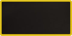 Smart Step - 6' Long x 3' Wide, Dry Environment, Anti-Fatigue Matting - Black with Yellow Borders, Urethane with Urethane Sponge Base, Beveled on All 4 Sides - Exact Tooling