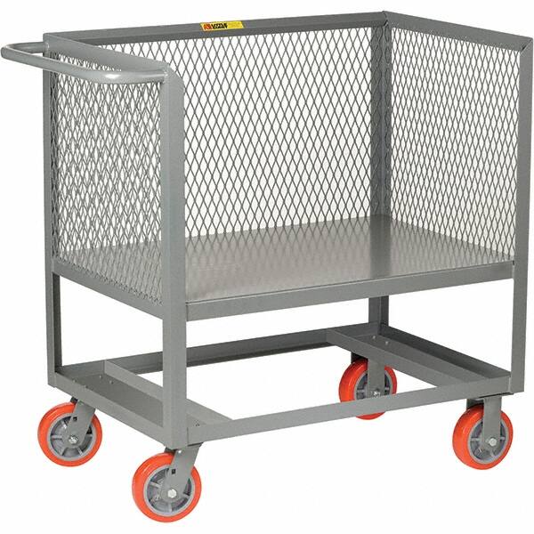 Little Giant - 2,000 Lb Capacity, 1 Shelf, Platform Truck - 53" Long x 30" Wide x 40" High - Exact Tooling